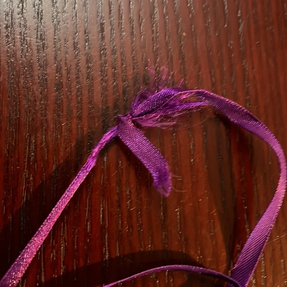 PURPLE RHINESTONE STRAPLESS LA FEMME COCKTAIL DRESS - Picture 11 of 12